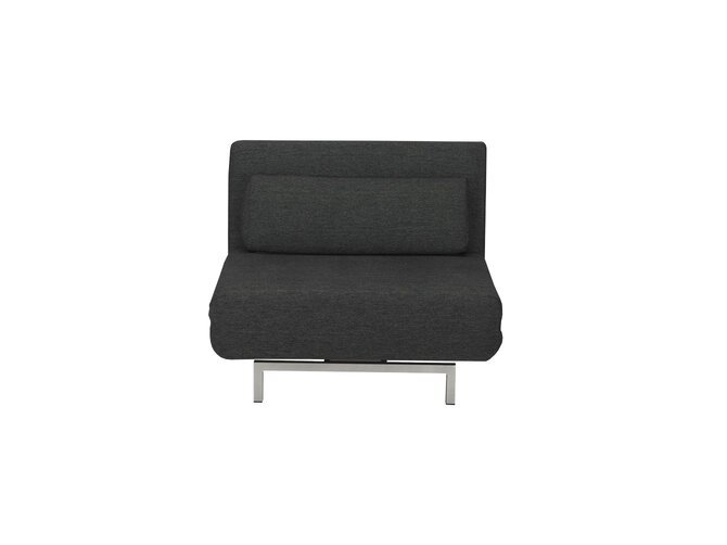 GAMING Folding sofa, anthracite fabric, including additional cushion