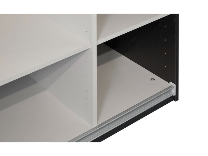 ROSIE Kleiderschrank 2 Spiegel Schiebetüren - 245cm