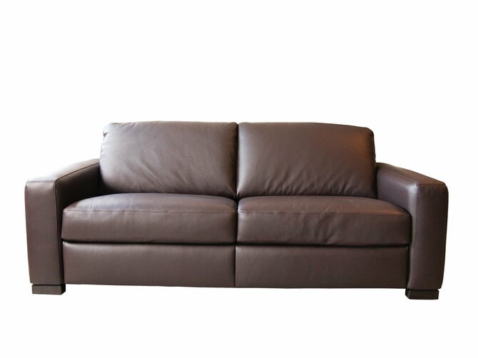 CANDRO Sofa 3 seater brown leather