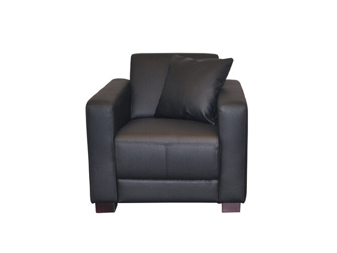 HECTOR one-seater - simili leather Prime black