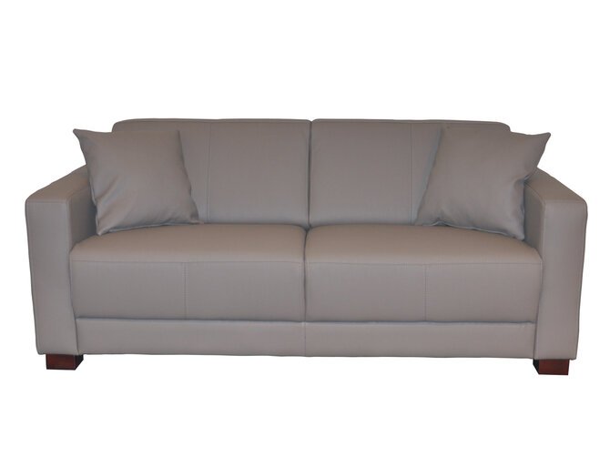 HECTOR drei-sitzer sofa - Lederoptik Elefant