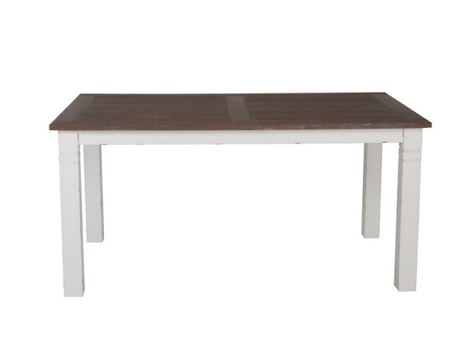 PICASSO Dining table - 160*98*76 - Painted, natural top