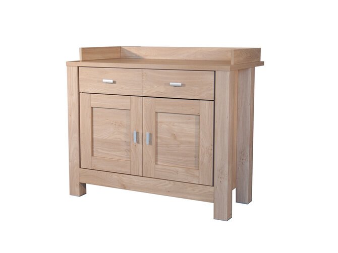 SQUARE Sideboard with changing table - Oak