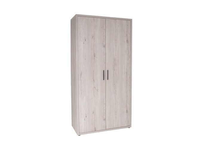 NATURA Wardrobe 2 doors - Oak light grey