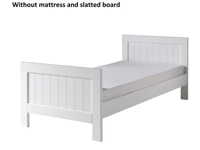 LEWIS Bed 90cm - White