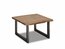 MALLORCA Coffee table - 70*70/45 - Acacia & feet dark grey