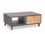 SENTOSA Coffee table - 120*75/45 - Top Eik - Feet Black