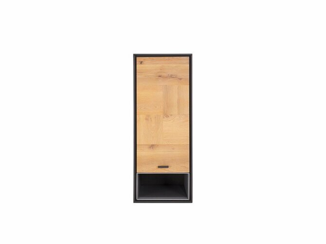 SENTOSA High Cupboard - 1 door - 42*40/108 - Oak & Black