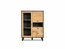 SENTOSA China cupboard - 2 doosr & 2 drawers - 91*45/120 - Oak & Black