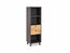 SENTOSA Bookcase - 3 levels & 2 drawers - 52*43/168 - Oak & Black