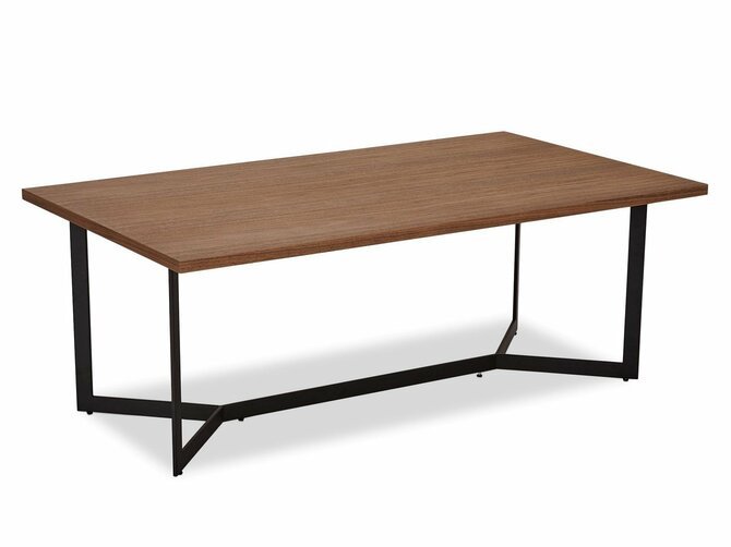 TOKYO Coffee table - 140*80/52 - Walnut & Black