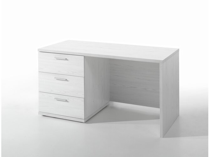 HELGA Schreibtisch - 3 Schubladen - Mondlicht Eiche