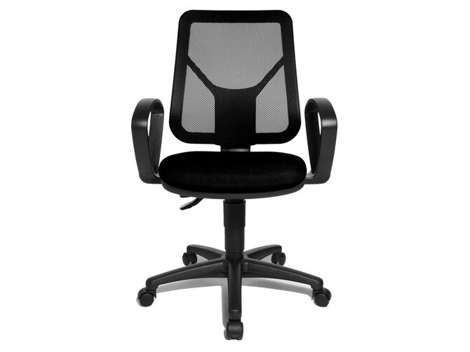 AIRGO NET Bureaustoel met armen - Stof & Net Zwart G200