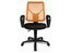 AIRGO NET Schreibtisch mit Armlehnen - Stoff Schwarz & Netz Orange G204