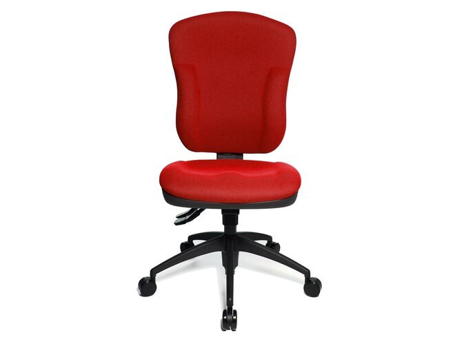 WELLPOINT chaise de bureau - tissu rouge