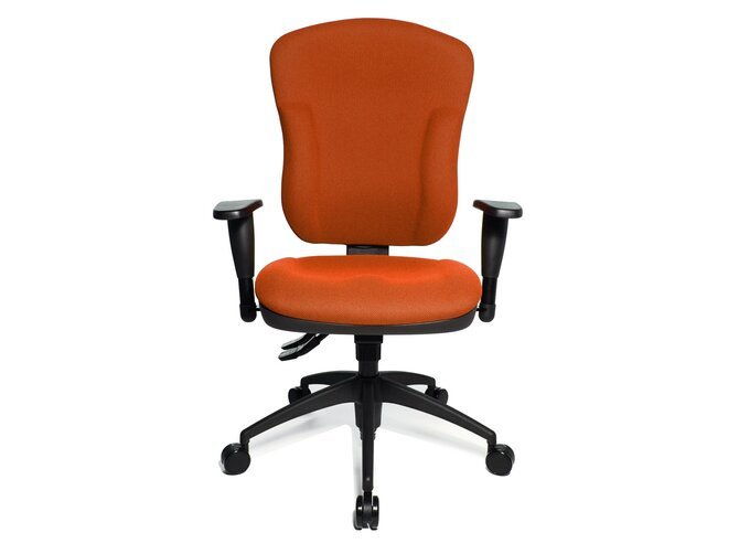 WELLPOINT 30 SY Bureaustoel met armleuningen - Stof BC4 Oranje