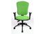 WELLPOINT 30 SY Deskchair with armrests - Fabric BC5 Green