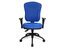 WELLPOINT 30 SY Deskchair with armrests - Fabric BC6 Blue