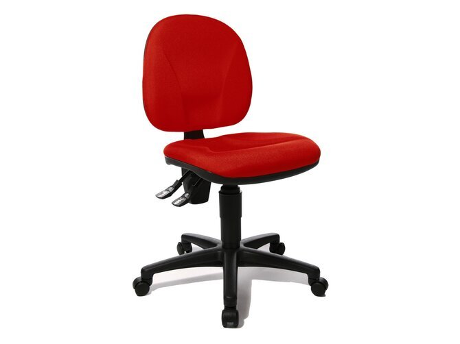POINT10 chaise de bureau - tissu rouge