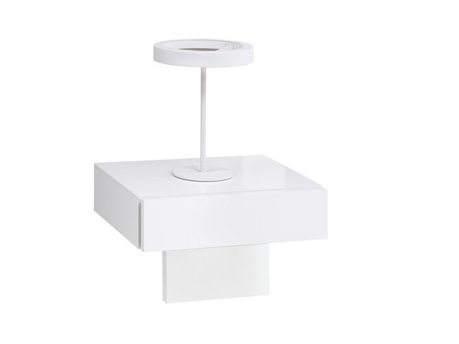 TALMONT Nachttisch - 1 Schublade - Weiß