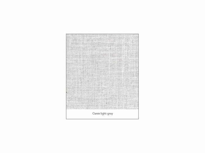 VIGGO Eetkamerstoel - Stof Carex 5 Licht grijs - Poten Zwart