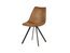 SWEN Set 2 chairs - Simili Brown - black feet