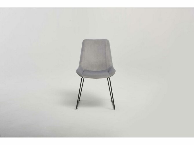 CHAIR 83 Diningchair - Fabric Monolith 83 Light Grey - Feet Black