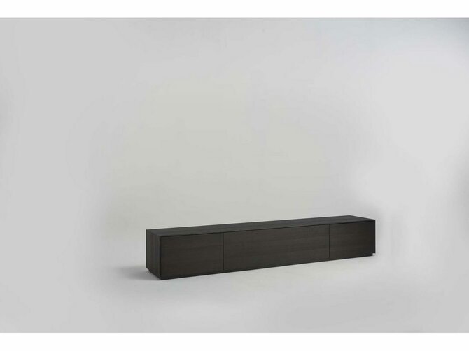 INTENSE TV-Schrank - 2 Türen & 1 Klappe - im Sockel B70 - Farbe S6 Seide Lava