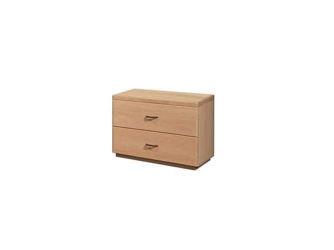 SANTOS Night table - 2 drawers - 55*37/44 - Oak BI0