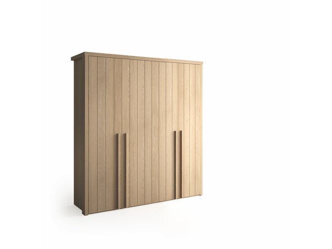 STUGA armoire-penderie 2 portes - couleur bois naturel