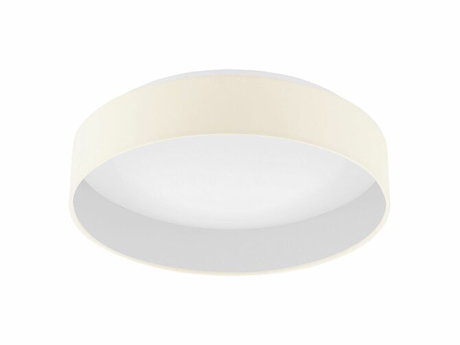 PALOMARO lampadaire - blanc & crème - LED incl.