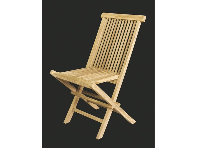 Folding chair, teak