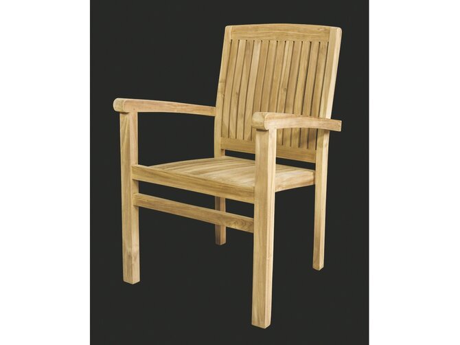 MAULIA garden chair Teak - stackable