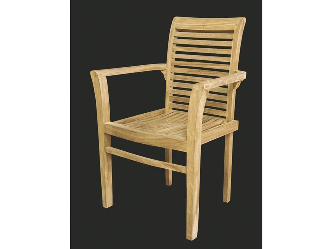 NEW Garden chair - teak - stackable