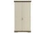 IVETTE Closet 2 doors - Truffle & Porcelain