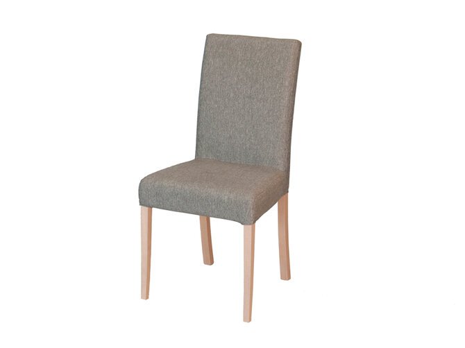 CUBIC Chair - Oak - Brown fabric
