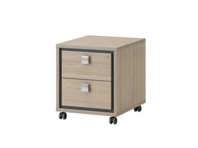 ACCESS Rollcontainer - 2 drawers - Low - Oak