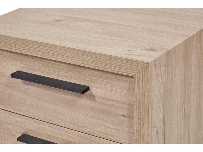 VIOLA Nighttable - 2 drawers - Oak Castella