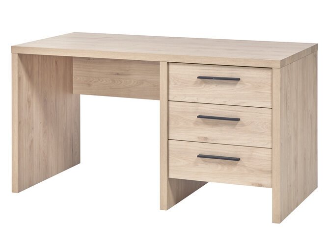 VIOLA Desk - 3 drawers - Oak Castella