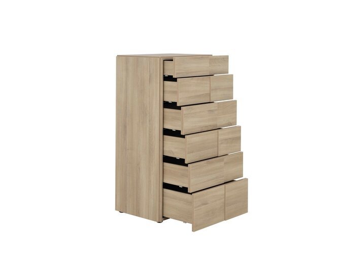 MERVENT high chest of 6 drawers