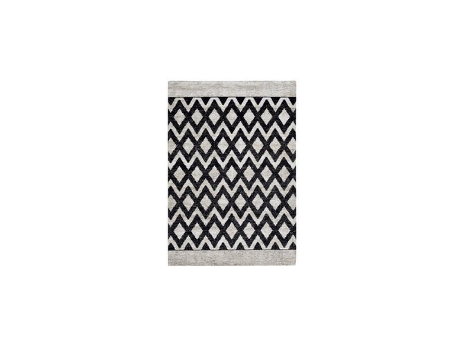 Gradient Chenille diamants - gris et noir